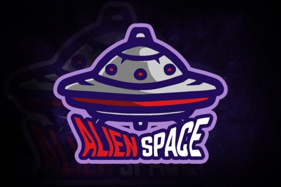 Alien Plane E-Sport Logo: Perfect for Your Team