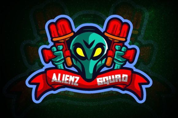 Aliens Squad E-Sport Logo: A Versatile and High-Quality Design for Your Gaming Team