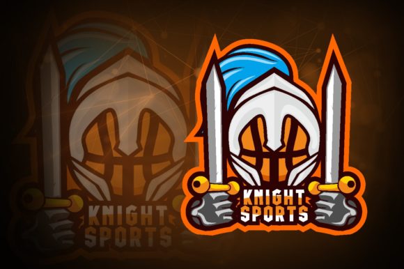 Basketball Knight E-Sport Logo: Your Gaming Brand's Perfect Fit