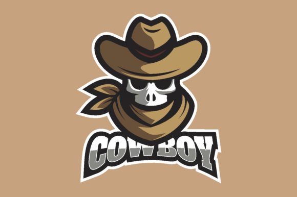 Cowboy Logo Vector for Gaming and More