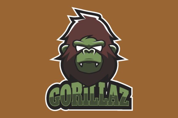 Gorilla Illustration Logo Graphic Vector: A Versatile Asset for Gaming and E-Sport Brands