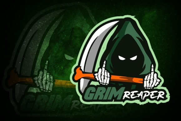 Grim Reaper E-Sport Logo: A Bold Brand Identity