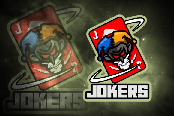 J Card Joker E-Sport Logo: Perfect for Your Team