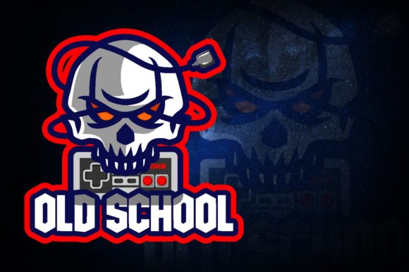 Old School Skulls E-Sport Logo: A Bold Identity for Your Gaming Team