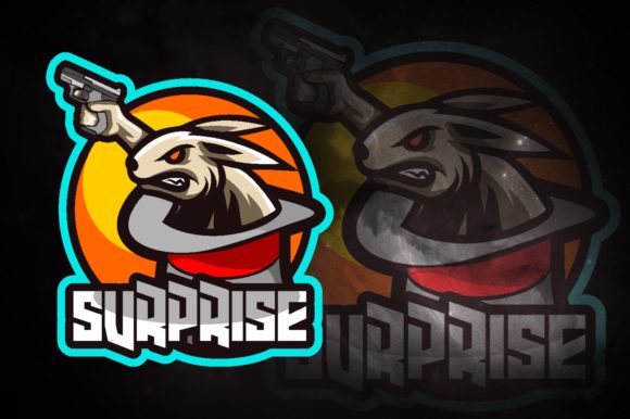 Rabbit Surprise E-Sport Logo: Elevate Your Gaming Brand