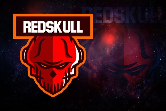 Red Skull E-Sport Logo for Gaming Teams