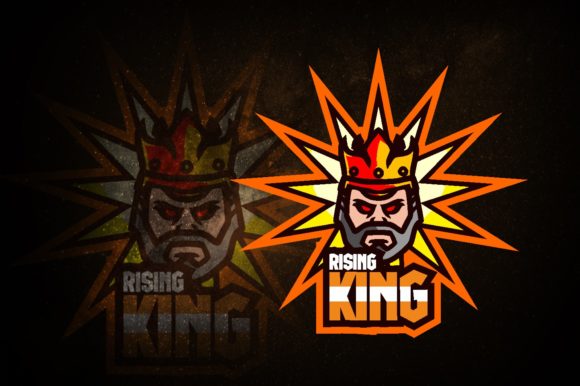 Rising King E-Sport Logo: A Versatile and High-Quality Design for Your Gaming Team
