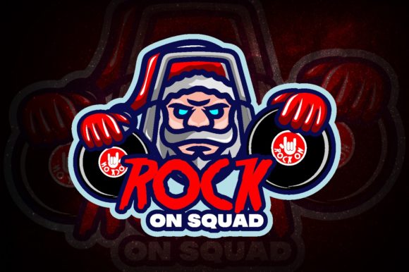 Santa Rock E-Sport Logo for Your Gaming Needs