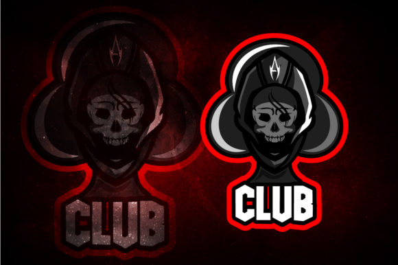 Skull Club E-Sport Logo: A Versatile Branding Solution for Your Gaming Team