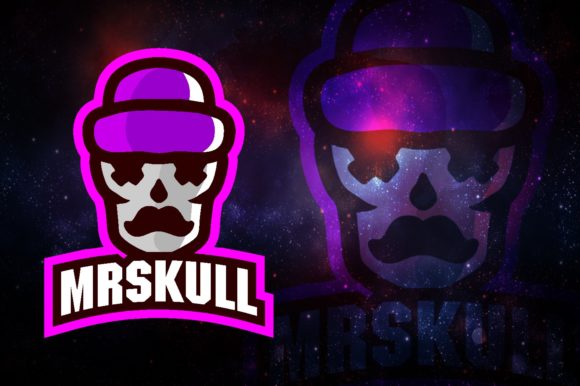 Skull Head E-Sport Logo Graphic: A Bold and Versatile Design for Gaming Teams