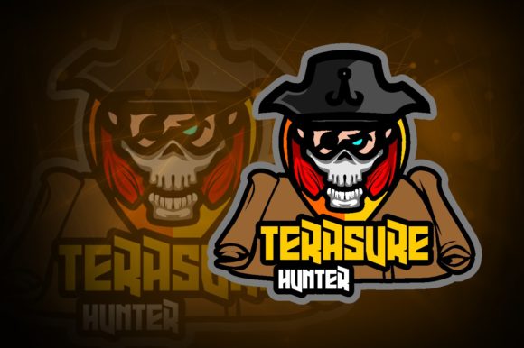 Treasure Hunter E-Sport Logo: A Versatile Branding Solution for Your Gaming Team