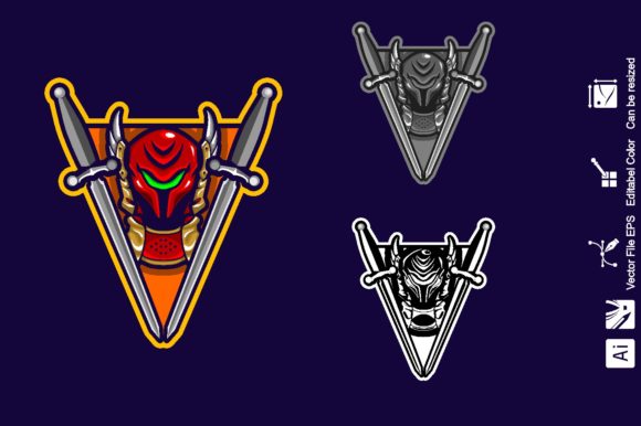 Unleash Your Gaming Team's Potential with the Knight Emperor E-Sport Logo