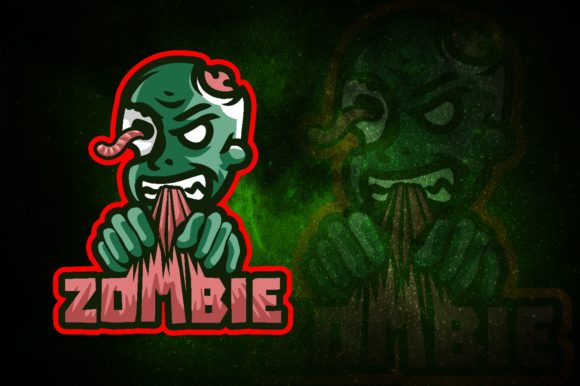 Unleashing Creativity with the Zombie Attack E-Sport Logo