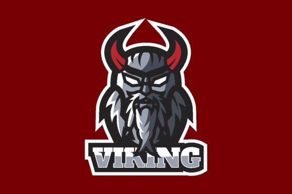 Viking Illustration Logo Graphic Vector